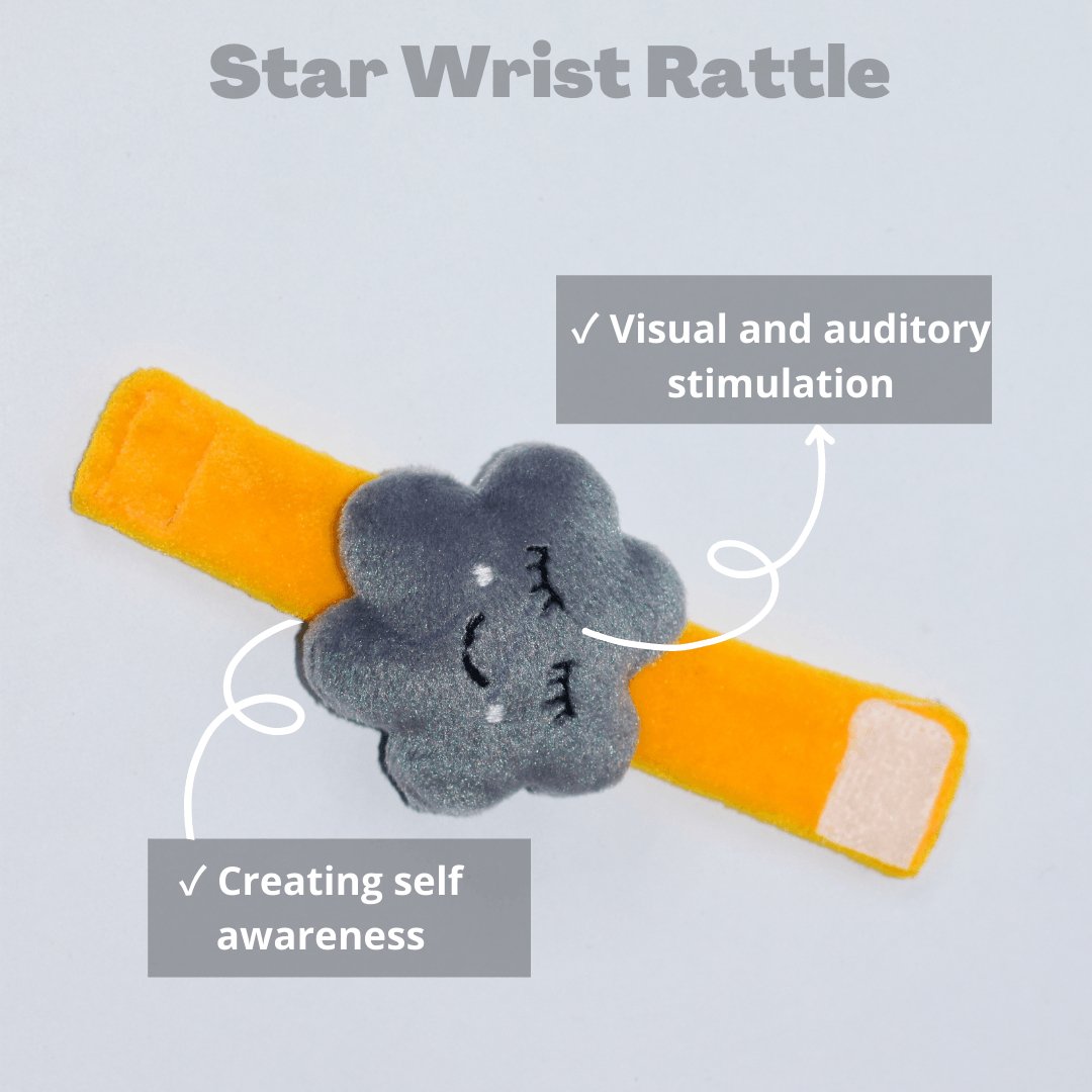 Star Wrist Rattle - b4brainuae