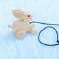 Rabbit pull Toy - b4brainuae