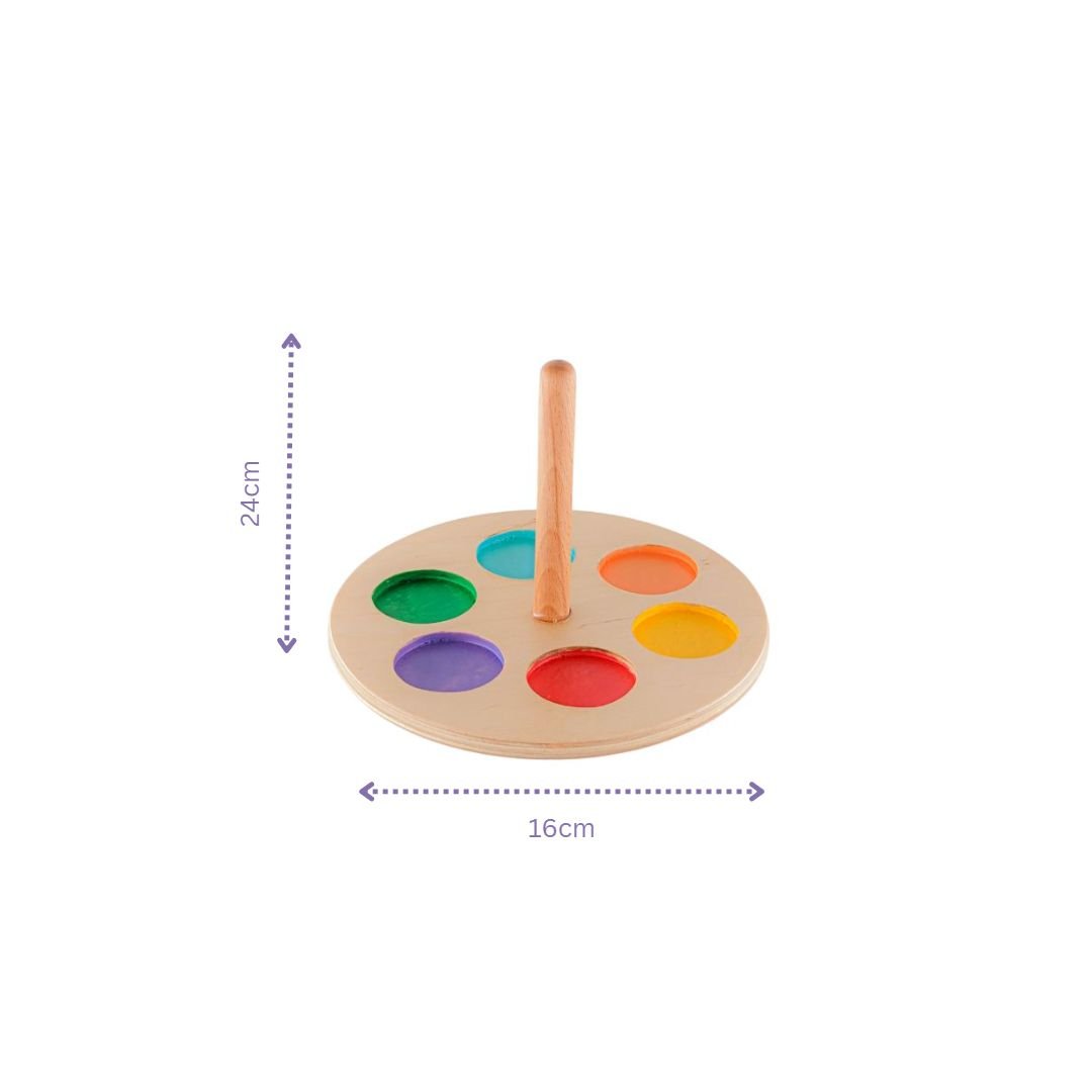 Wooden Ring Stacker - b4brainuae