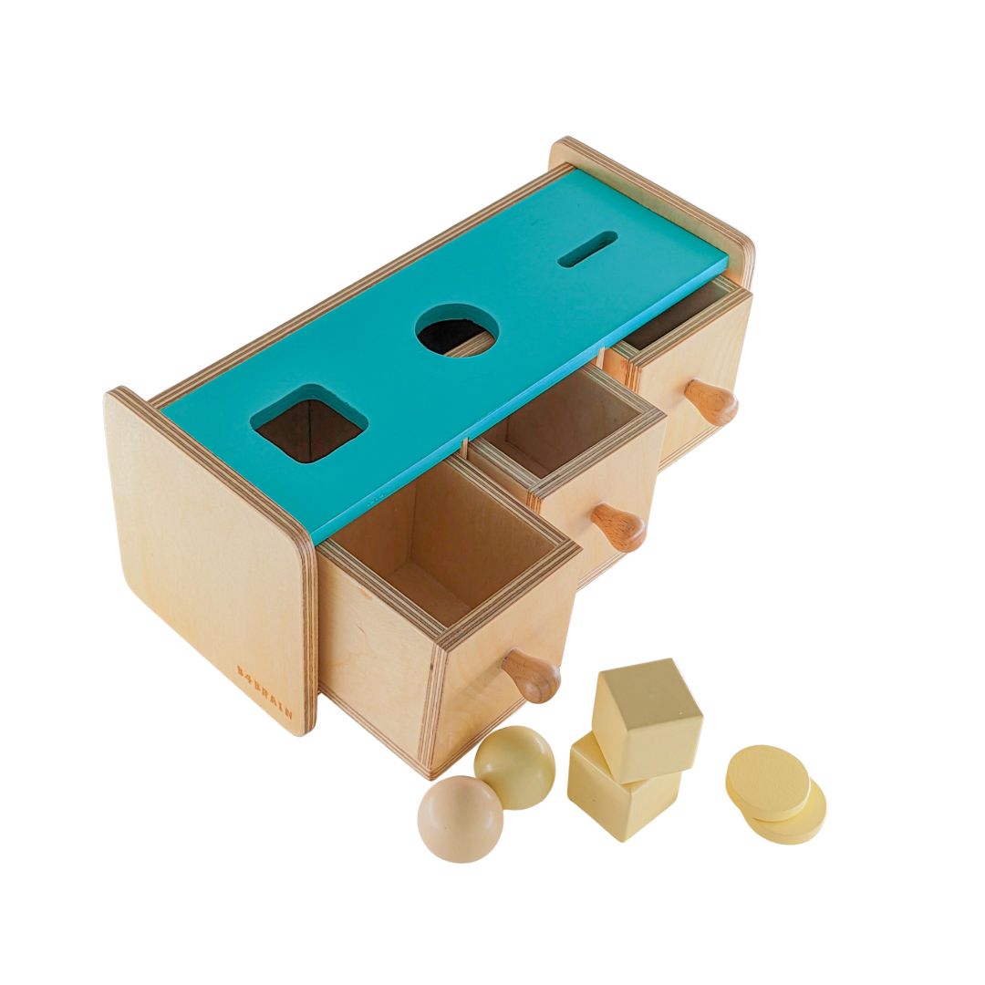 Shape Sorter box with bins - b4brainuae