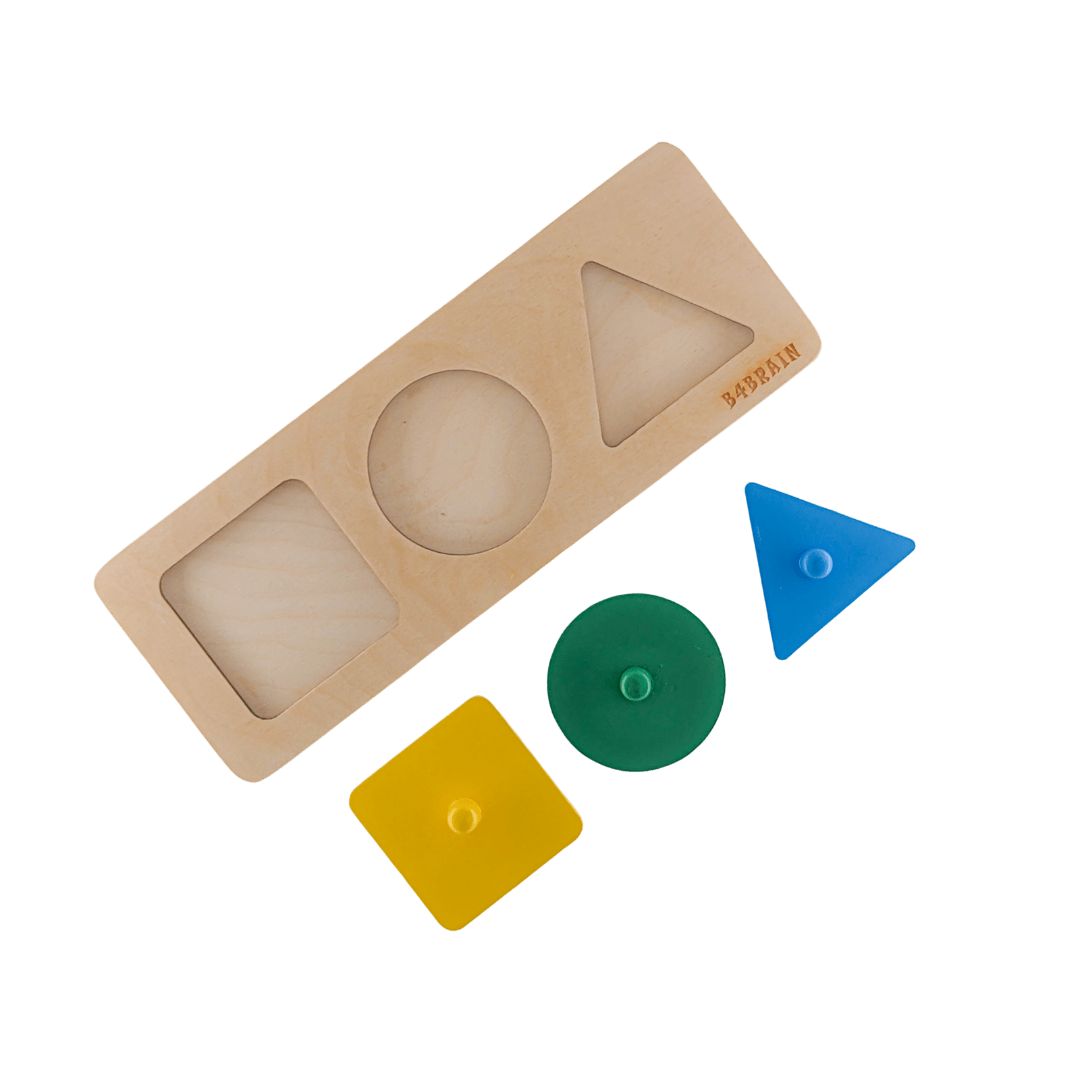 Wooden shape puzzle - b4brainuae