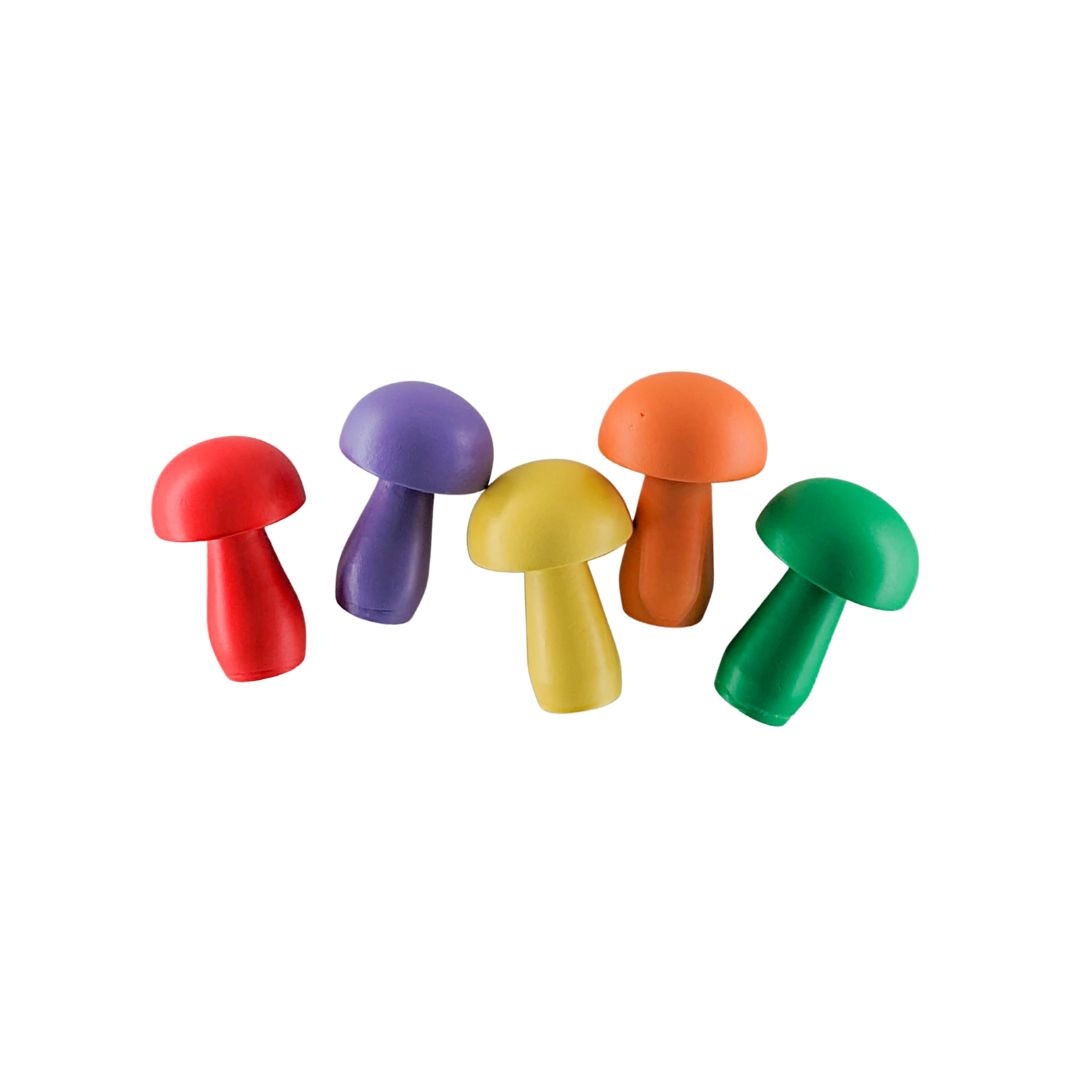 Mushroom Peg board 1-2 years - b4brainuae