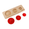 Multi-size wooden puzzle 1-2 years - b4brainuae