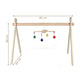 Activity Gym +3 Mobiles with Hanger For Newborn Baby - b4brainuae