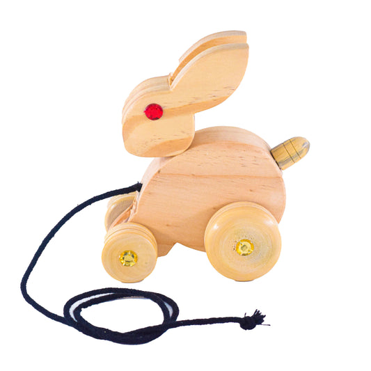 Rabbit pull Toy - b4brainuae