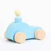 Wooden Car with Peg Doll Toy - b4brainuae