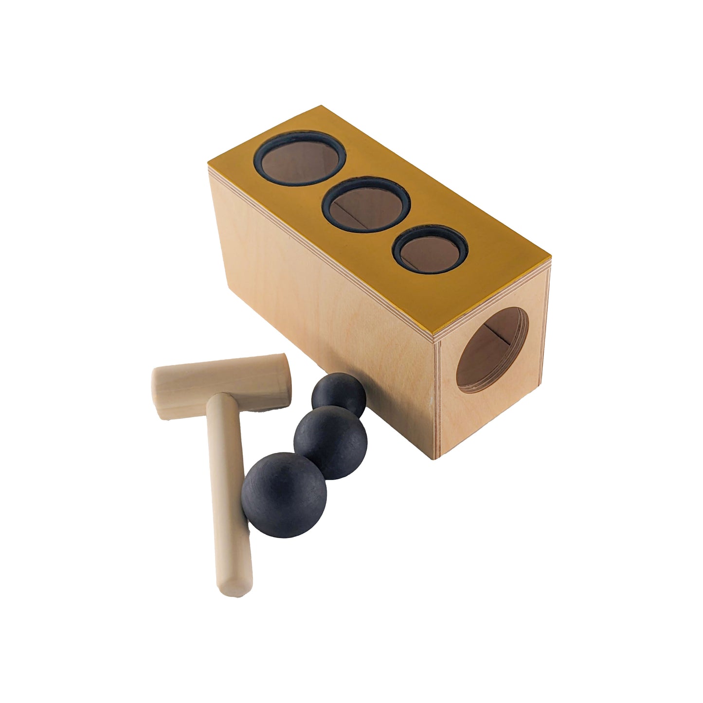 Wooden Hammer toy - b4brainuae