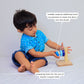 wooden curved dowel - b4brainuae