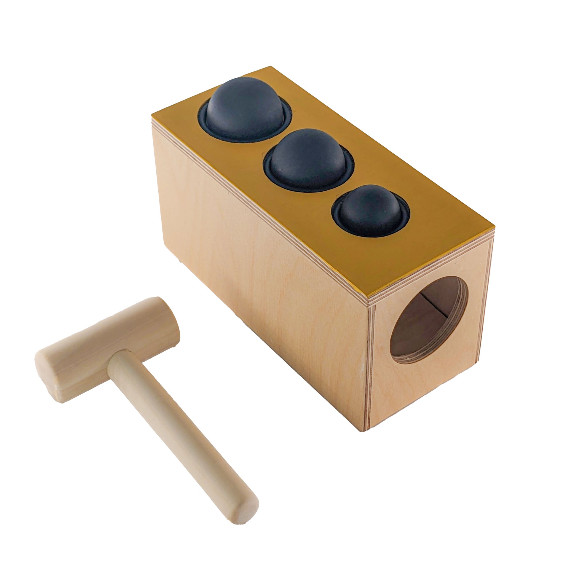 Wooden Hammer toy - b4brainuae